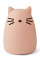Dětská noční lampička Liewood Winston Cat Night Light LW19943 růžová AW24