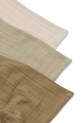 Tetrica za bebe Liewood Lewis Muslin Cloth 3-Pack 3-pack LW20209 smeđa AW24