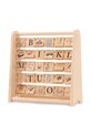 Konges Sløjd jucărie pentru activități ABC WOODEN BLOCK FRAME FSC KS5622 bej AW24