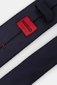 Kravata s hedvábím HUGO Tie 6 cm 50520644 námořnická modř AW25