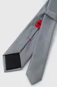 HUGO cravatta in seta grigio