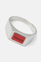 HUGO sygnet 50521448 srebrny AW24