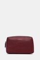 Kožená kozmetická taška Coccinelle MAN SOFT burgundské E5.MUK.95.G0.01