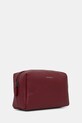 Kožená kozmetická taška Coccinelle MAN SOFT E5.MUK.95.G0.01 burgundské AW25