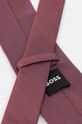 BOSS selyen nyakkendő 50524013 burgundia AW24