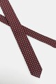 Kravata od svile BOSS 50524240 bordo AW24