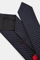 HUGO cravată de mătase 50520645 bleumarin SS25
