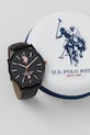 Akcesoria U.S. Polo Assn. zegarek OWEN USP4943BK brązowy