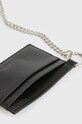 Kožni etui za kartice AllSaints MAKOTO CHAIN CARD HO M169XB crna