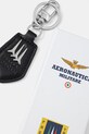 Брелок Aeronautica Militare AM167 чёрный AW24