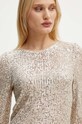 Bruuns Bazaar longsleeve IlexBBRound neck złoty BBW4156