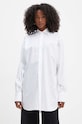 BOSS koszula bawełniana 50521545 biały AW24