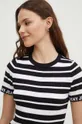 czarny Dkny t-shirt Damski