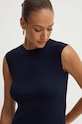 Μπλουζάκι Max Mara Leisure σκούρο μπλε 2426366027600