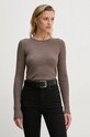 Herskind pulover de lana Camb maro 5312825