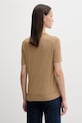 Одяг Футболка з шовком United Colors of Benetton 1ZRED10BK бежевий