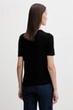 Odzież United Colors of Benetton t-shirt z jedwabiem 1ZRED10BK czarny
