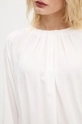 Drykorn blusa con una miscela di seta bianco 87542.130048