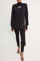 Хлопковая кофта Versace Jeans Couture чёрный 77HAO972.F0010