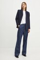 Хлопковая футболка Max Mara Leisure 2426946038600 белый AW24