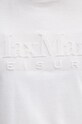 Хлопковая футболка Max Mara Leisure 2426946038600 белый
