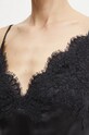 Hedvábný top Luisa Spagnoli LUOGO 541187 černá