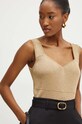 Luisa Spagnoli top ZAC semplice beige 58448