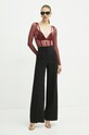 Боди Patrizia Pepe 2M4400.J230 бордо AW24
