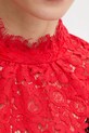Bardot bluzka LACE GEORGIA 57501TB czerwony