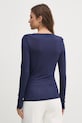 Îmbrăcăminte United Colors of Benetton bluză din cașmir 3R0KD401J bleumarin