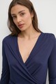 United Colors of Benetton bluză din cașmir bleumarin 3R0KD401J