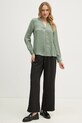 Блузка United Colors of Benetton 58B2DQ007 зелений AW24