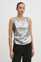 Блузка United Colors of Benetton casual срібний 54I7DQ09X