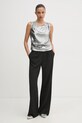 Блузка United Colors of Benetton 54I7DQ09X срібний AW24