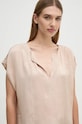 Sisley bluzka beżowy 57U5LQ07Q