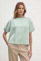 Блузка Sisley зелений 5OGYLQ07G
