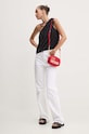 Abercrombie & Fitch top KI140.4445.900 negru AW24