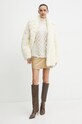 Vuneni pulover Twinset 242TP3420 bež AW24