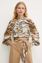 Блузка Twinset коричневий 242TP2654