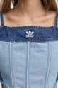 adidas Originals top din denim x Ksenia Schneider IW5671 albastru
