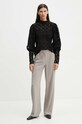 MUNTHE bluza THIKI 243103824330 negru AW24