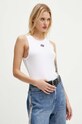 MUNTHE top din bumbac TEZZA uni alb 243111024362