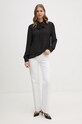 Sisley bluza 5ZMZLQ07X negru AW24