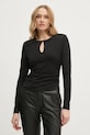 Блузка Sisley чорний 5Y0XLQ080