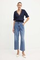 Блузка Morgan DBLUE DBLUE темно-синій AW24