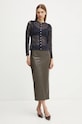 Morgan sweter TIMBA TIMBA granatowy AW24