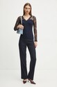 Блузка Morgan TLAMI TLAMI темно-синій AW24