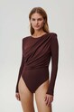 Undress Code body American Beauty z elastanem brązowy 709