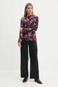 Шовкова блузка A.L.C. Georgia 5TOPS00103 чорний AW24