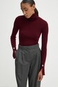 Vlněný svetr A.L.C. Jett 7SWTP00609 burgundské